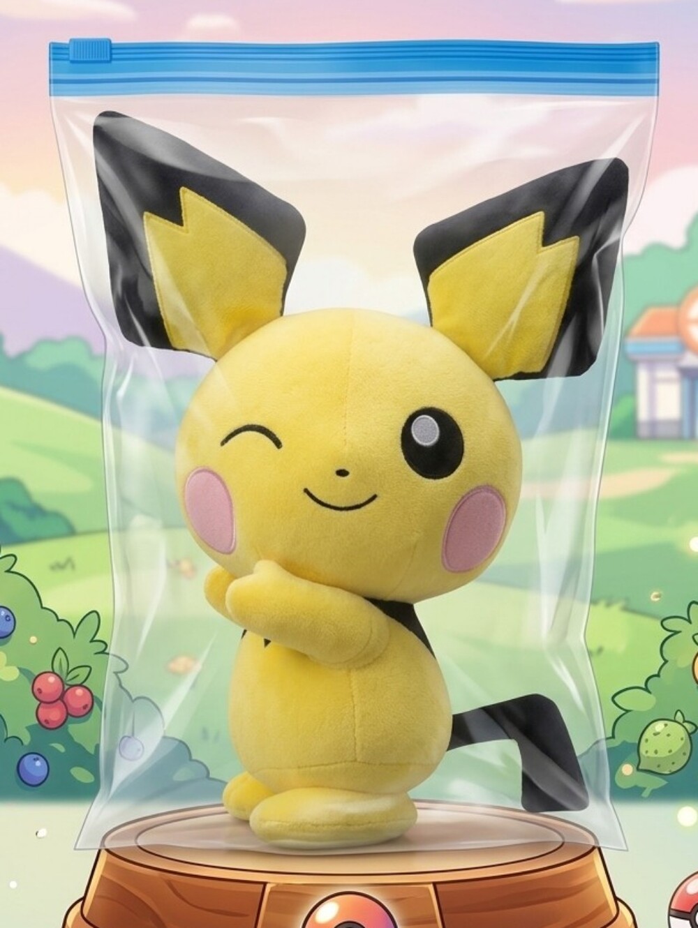 Pichu Plush Toy - Pokemon XL plush